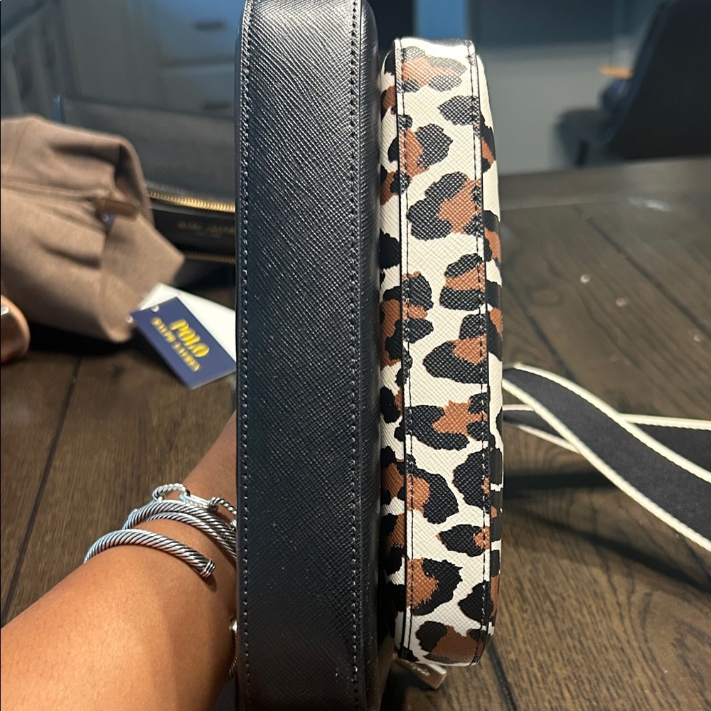 Kate Spade Black and Brown Animal Print Crossbody Bag - Picture 5 of 5